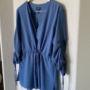 Jones of New York slate blue blouse/tunic. Wonderful condition. Only worn once.